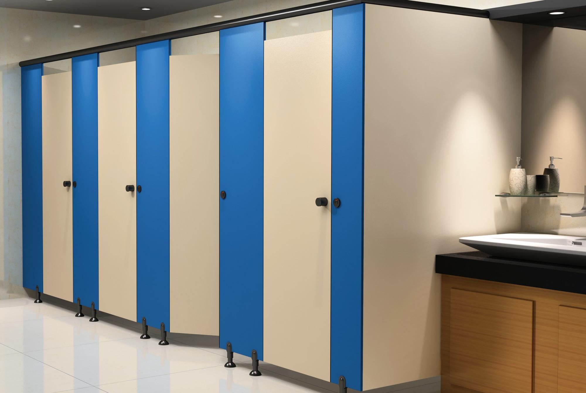 Public compact hpl toilet cubicle partitions panel