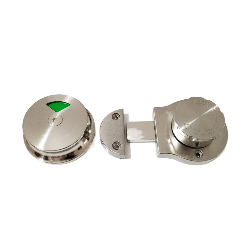 Universal Zinc Alloy Privacy WC Latch Vacant Engaged Red Green Door Lock Toilet Shower Cubicles Bath