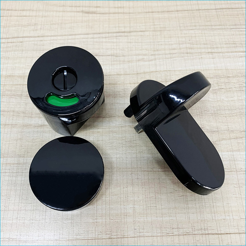 Nylon Privacy WC Latch Vacant Engaged Round Red Green Door Lock 